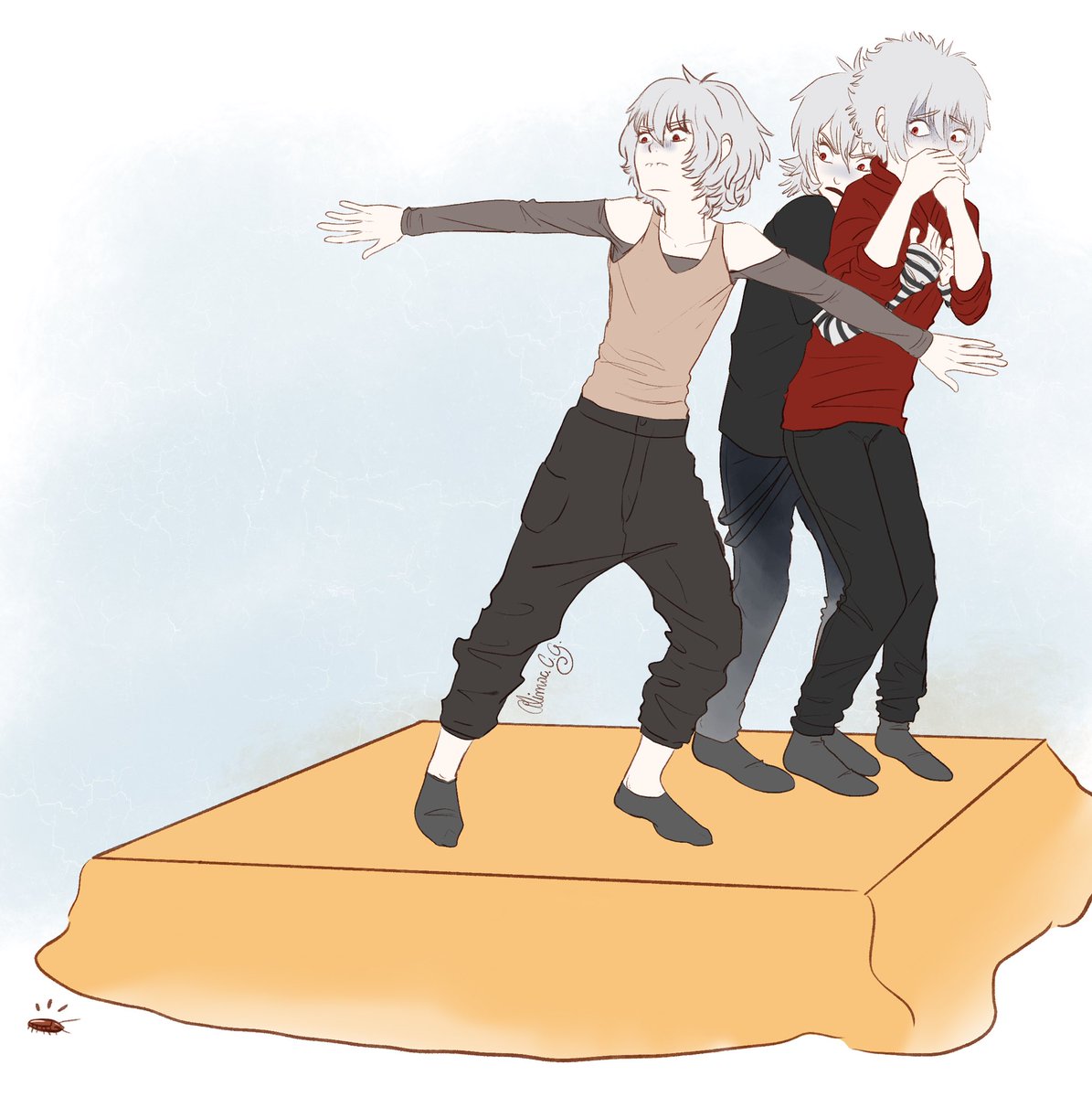 Kawoshin week, day seven: Kawotrio
I didn’t know what to do here, I just wanted to draw them.

#kawoshinweek2025