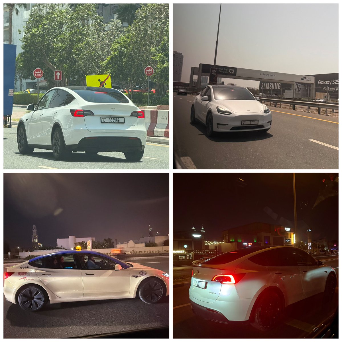 Happy to see many Teslas in Dubai, including taxis 😎😎😍😍