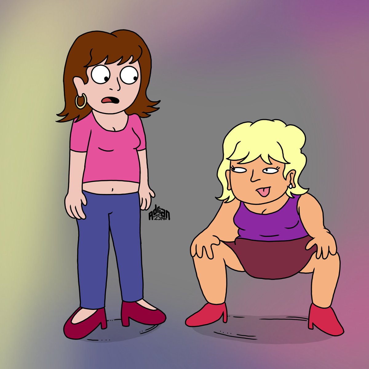 AdrianM_Prya03's tweet photo. Two Girls from Down Under
Adult Swim related, I've watch Australian's finest YOLO: Rainbow Trinity few weeks ago while I'm been laziest draw for while. Hmm...
#YOLO #YOLOShow #YOLORainbowTrinity #YOLOCrystalFantasy #YOLOSilverDestiny #Sarah #Rachel #AdultSwim #MichaelCusack https://t.co/XyBYAWrbcb