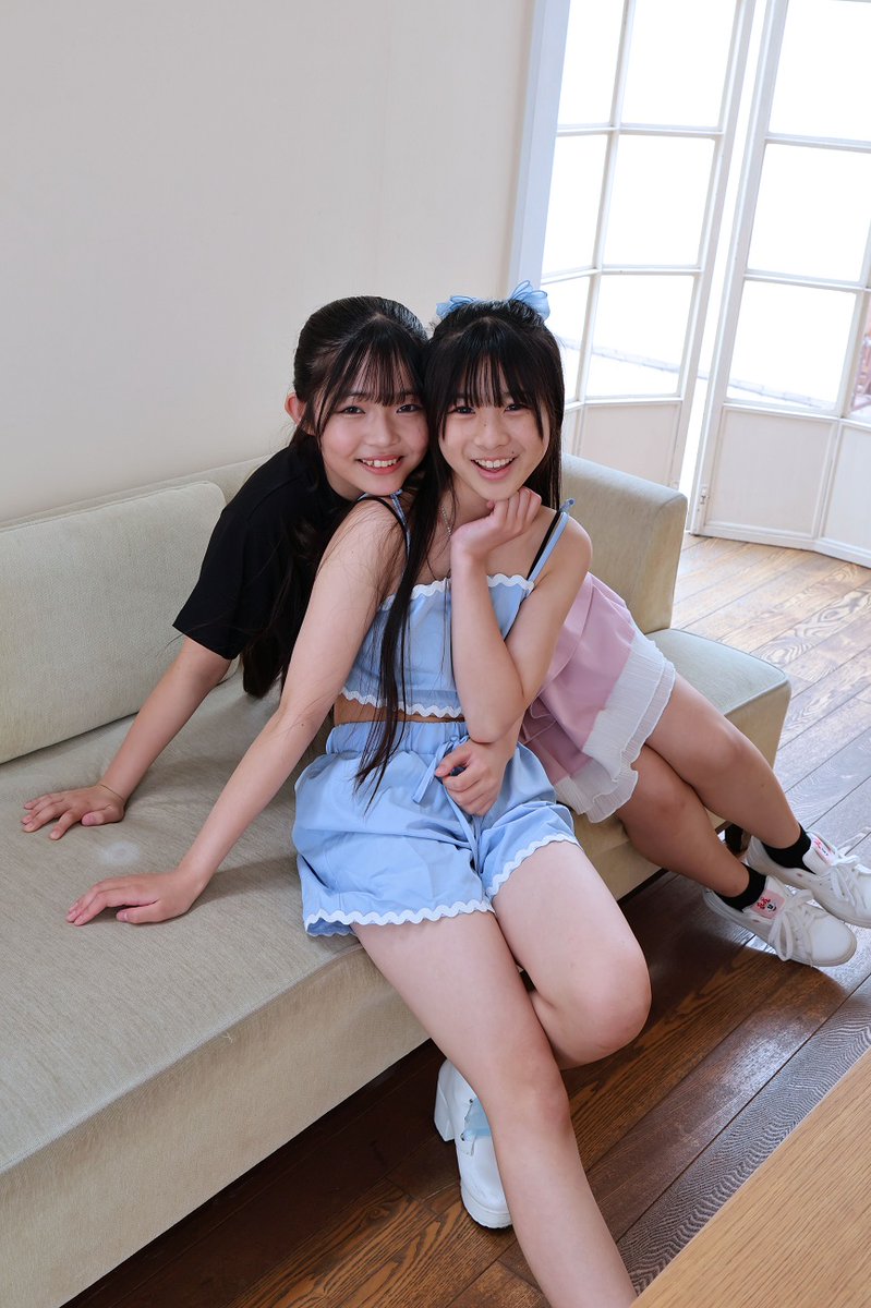 仲良し🍒 #伊佐海琴 ちゃん #平野咲良 ちゃん #SJC #TNG撮影会