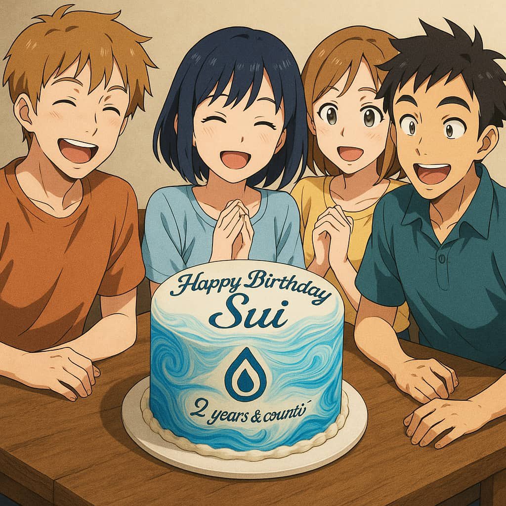 Happy 2nd Birthday <a href="/SuiNetwork/">Sui</a> 🎉