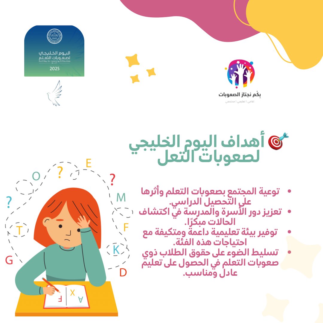 S3OBATY88's tweet photo. #اليوم_الخليجي_لصعوبات_التعلم https://t.co/hI0RTYqlS9