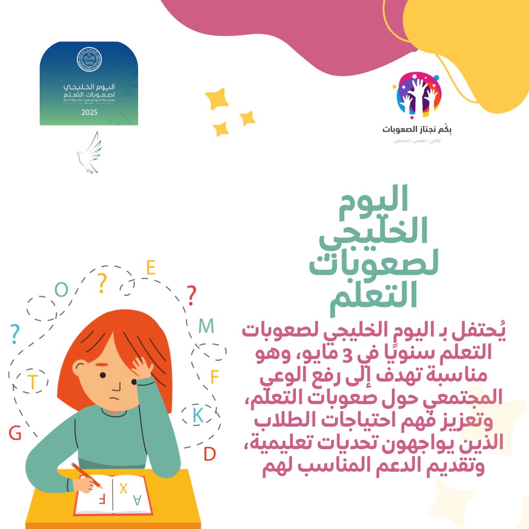 S3OBATY88's tweet photo. #اليوم_الخليجي_لصعوبات_التعلم https://t.co/hI0RTYqlS9