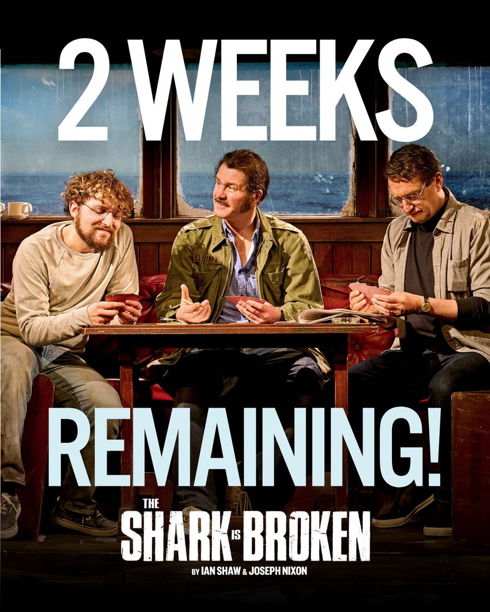 We've only two more stops left on tour! Grab those tickets while you still can! 🎟️⛴️

#TheSharkIsBroken #UKTheatre #UKTour #JAWS