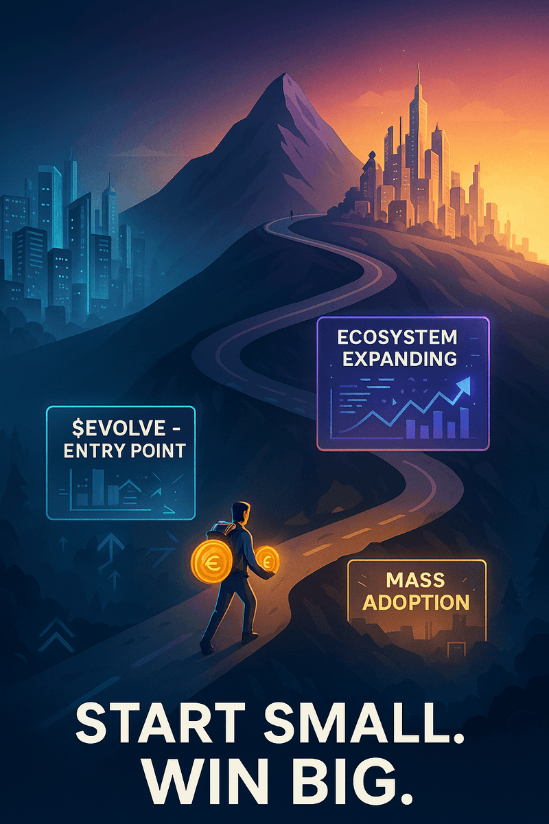 EvolveTKN's tweet photo. “Big Wins Start Small”

📊 Want 10x returns? Start at the bottom.
$EVOLVE is priced low—but rising fast.

The smartest play? Get in before everyone else.

🔗 Claim your tokens today: https://t.co/8IrDuPrmUm

#LowCapGems #CryptoGrowth #EvolveStrategy https://t.co/3PljCA1yBT