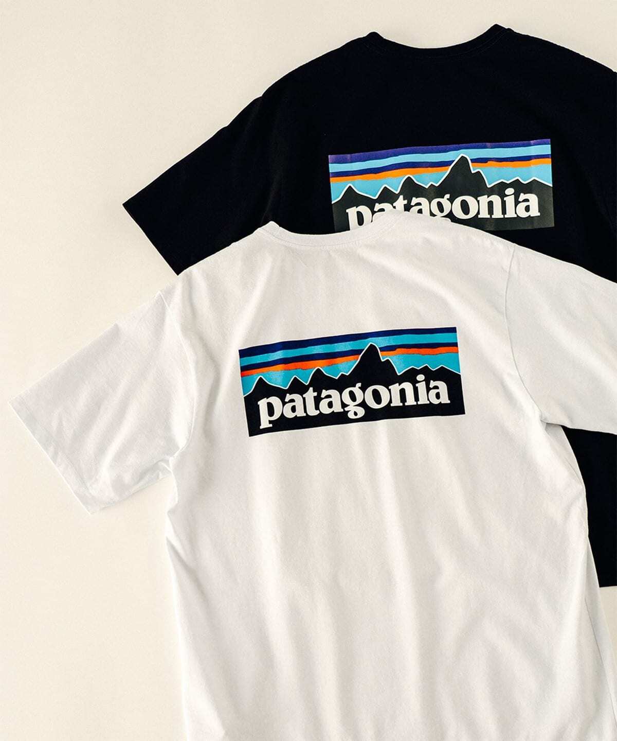 パタゴニア patagonia【M】Tシャツ フロントビッグロゴ 大きめ patagonia - パタゴニア patagonia【M】Tシャツ フロント