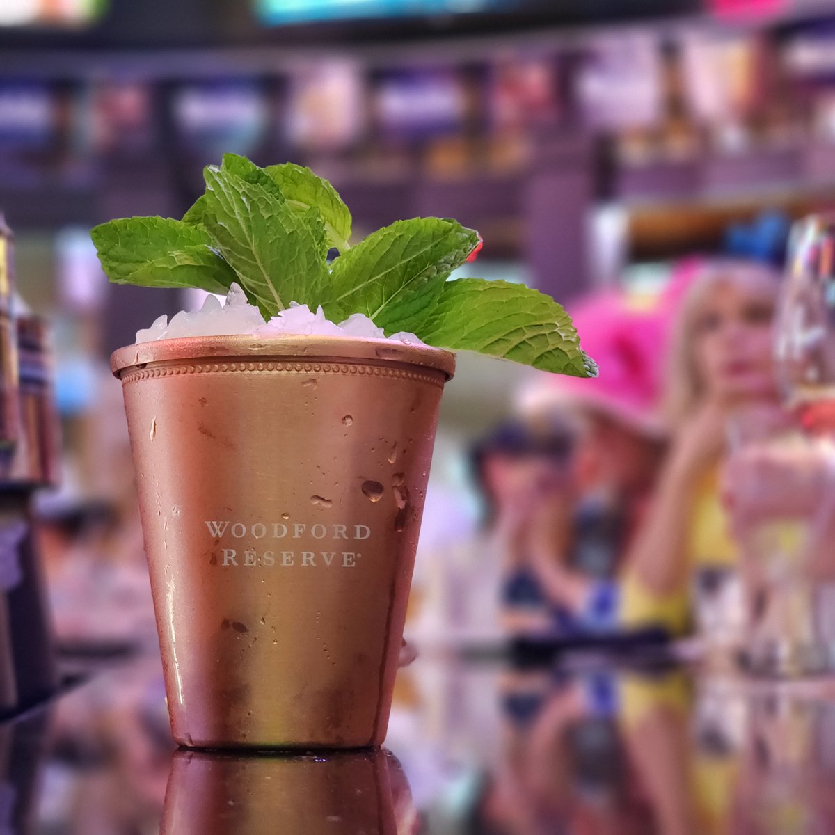 Watching the Kentucky Derby at Nick and Jake's is MINT to be! 🍃🥃 Come get your mint juleps on with a pre-party race starting today at 4:30 PM! Best dressed wins a limited edition bottle of Woodford Reserve!
