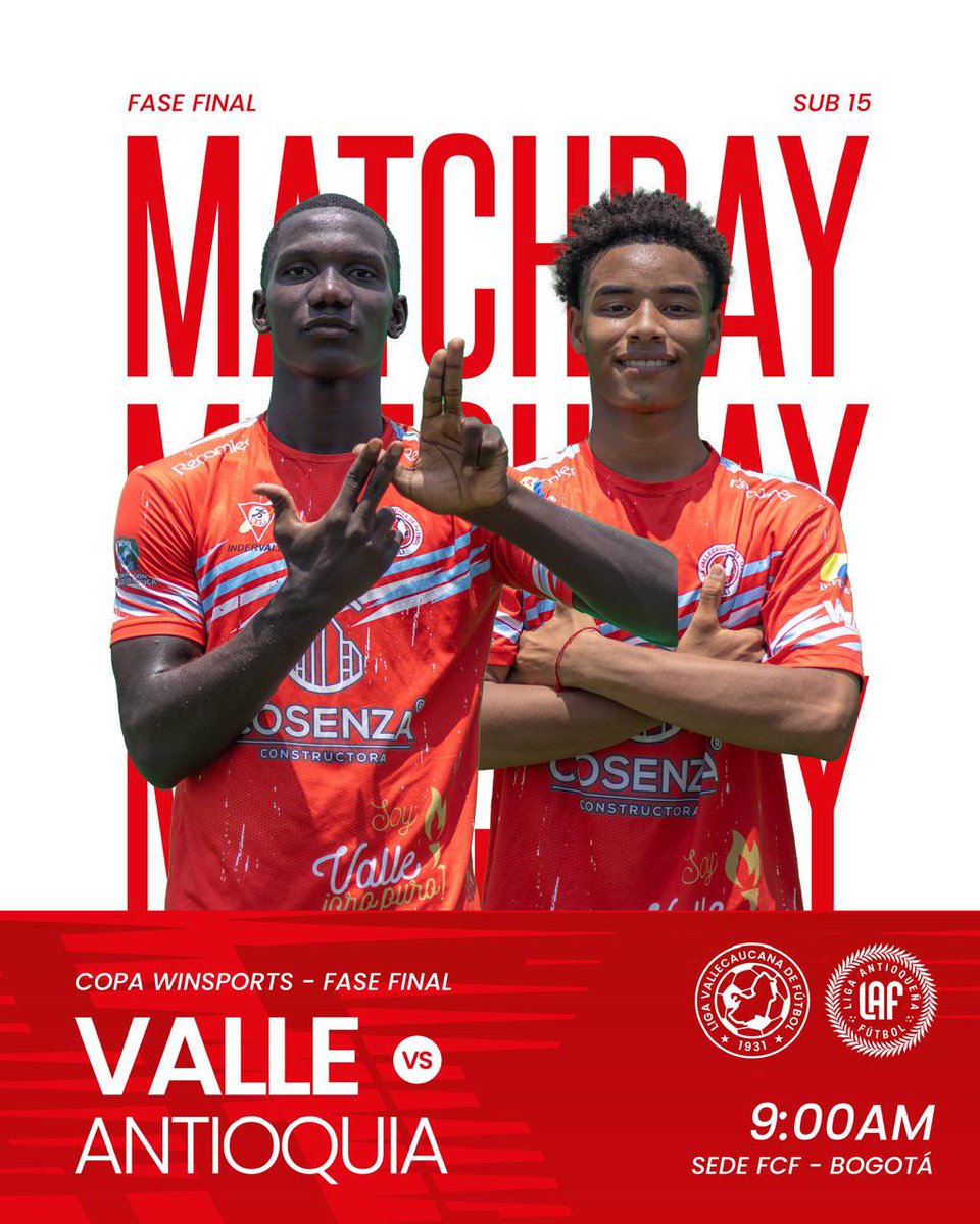 Nos jugamos todo 🙌❤️
Nuestra sub15 🆚 Antioquia 
#ConLaFéIntacta