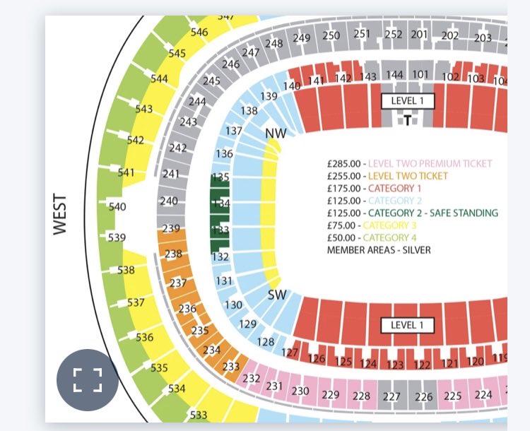 When I went to the semi final v forest me and my wife sat in block 229 level two,cost of tickets £150.00/£130.00, now same block gone up £135.00 so now £285.00/£270.00 for the same seats don’t tell me they don’t rip off fans.