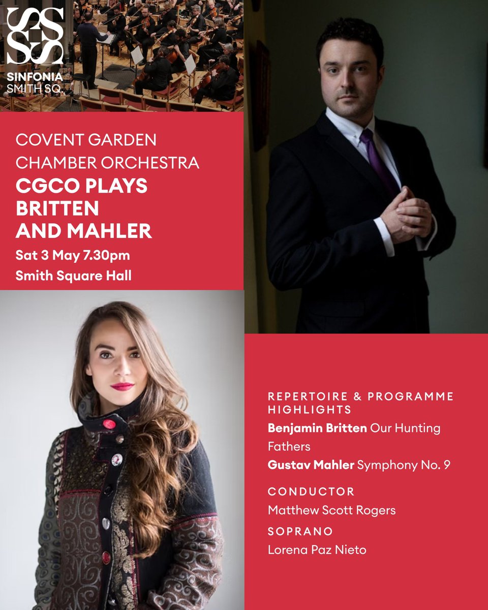 Connaught Artists (@connaughtartis1) on Twitter photo Toi toi toi to conductor Matthew Scott Rogers and soprano <a href="/LorenaPazNieto/">Lorena Paz Nieto</a> who perform Britten's 'Our Hunting Fathers' and Mahler's 9th Symphony with <a href="/CGCOrchestra/">Covent Garden Chamber Orchestra</a> at <a href="/SinfoniaSmithSq/">Sinfonia Smith Square</a> Toi toi toi to conductor Matthew Scott Rogers and soprano <a href="/LorenaPazNieto/">Lorena Paz Nieto</a> who perform Britten's 'Our Hunting Fathers' and Mahler's 9th Symphony with <a href="/CGCOrchestra/">Covent Garden Chamber Orchestra</a> at <a href="/SinfoniaSmithSq/">Sinfonia Smith Square</a>