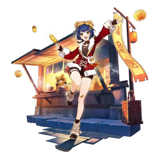 HunterShishou's tweet photo. [Xiangling Lantern Rite inspired Cosplay ft. Infinity Nikki] 🐻
.
.
.
.
.

#InfinityNikki #GenshinImpact #Xiangling #InfinityNikkien #InfinityNikkitwt #Outfit https://t.co/hQhuDW4L5d