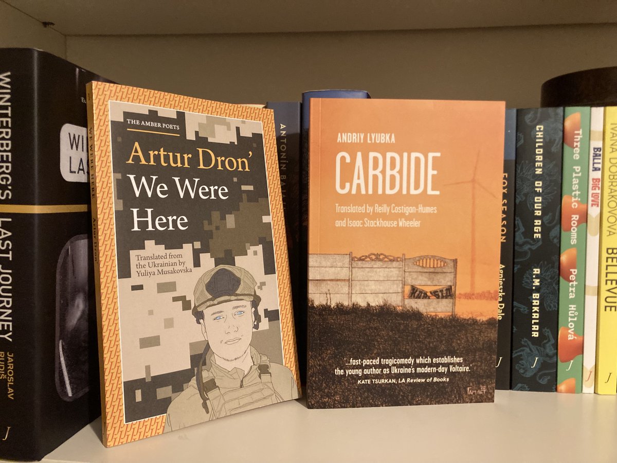 Jantar Publishing (@jantarbooks) on Twitter photo Joint winners for April best sellers on JantarPublishing.com
'We Were Here' by Artur Dron'
'poetry of resistance against oppression' - <a href="/Telegraph/">The Telegraph</a>
'Carbide' by Andriy Lyubka
'modern-day Voltaire' - <a href="/LAReviewofBooks/">Los Angeles Review of Books</a>
Available from jantarpublishing.com/product-page/u… Joint winners for April best sellers on JantarPublishing.com
'We Were Here' by Artur Dron'
'poetry of resistance against oppression' - <a href="/Telegraph/">The Telegraph</a>
'Carbide' by Andriy Lyubka
'modern-day Voltaire' - <a href="/LAReviewofBooks/">Los Angeles Review of Books</a>
Available from jantarpublishing.com/product-page/u…
