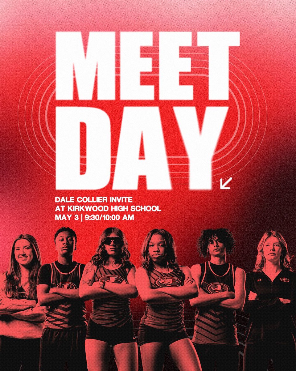 It’s Meet Day! The Jays take flight to the Dale Collier Invite hosted at Kirkwood High School. #RunFast #JumpHigh #JayPride