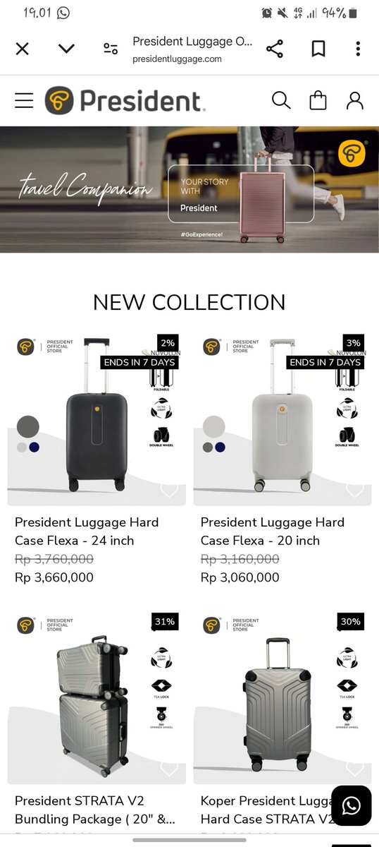 AminIchsanuddin's tweet photo. Makin gila aja ni koper, untung kmrn dah beli 1 sblm lebaran tp yg 20 inch, pengen yang 28 inch🥹 https://t.co/H96XSTzyKE