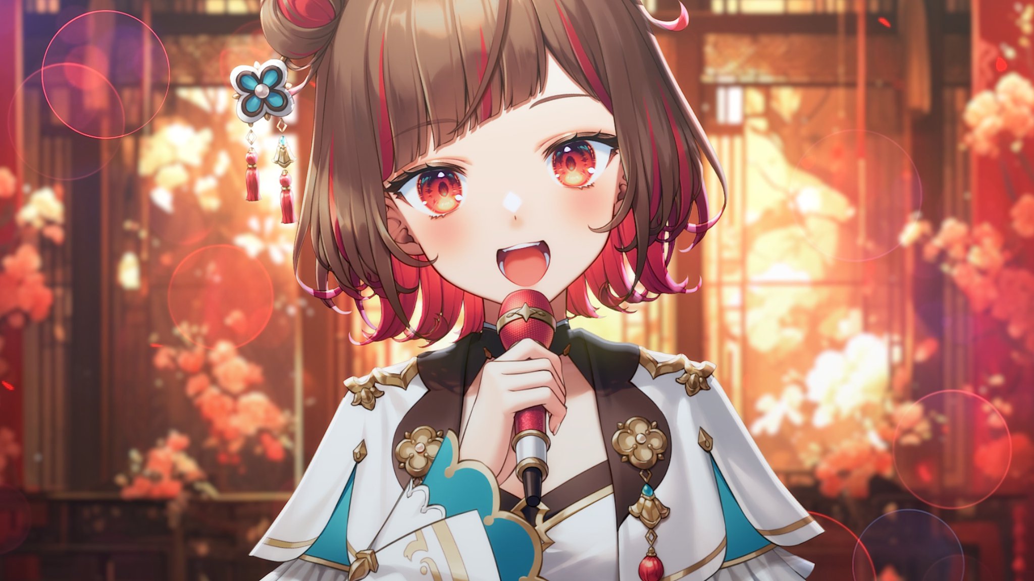 JUSGLITTY - ♡ふぁむまり♡ FRUITS ZIPPER 鎮西寿々歌ちゃんヘアメイク入らせていただきました🧡