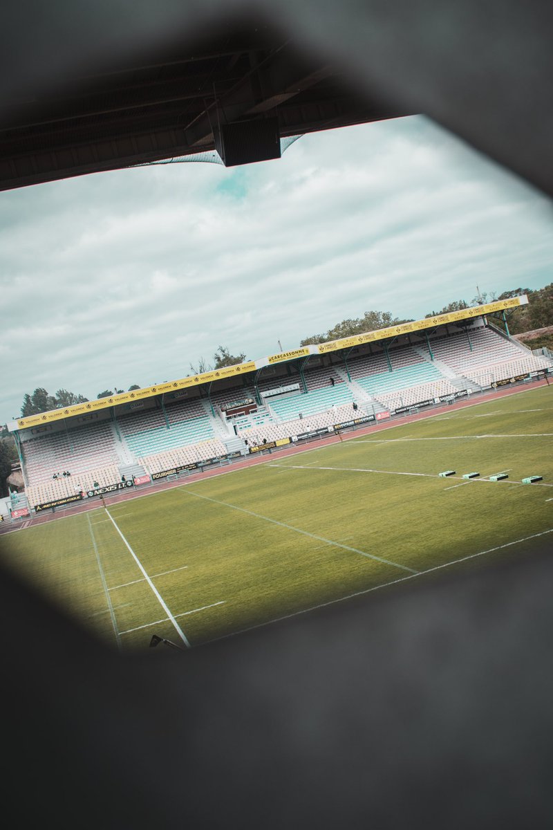 us_carcassonne's tweet photo. Le stade est prêt.
Les Jaune&amp;Noir sont prêts. 

Coup d’envoi 15:00. 

ALLEZ CARCA 🟡⚫️

Le match en direct ici : https://t.co/pl47VjCHra

#USCSCA #DéfendreNotreCité ⚔️ https://t.co/DcGVAjn8h5