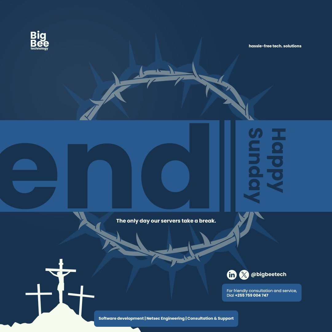 Happy Sunday. 
Hassle-Free Technology Solutions.