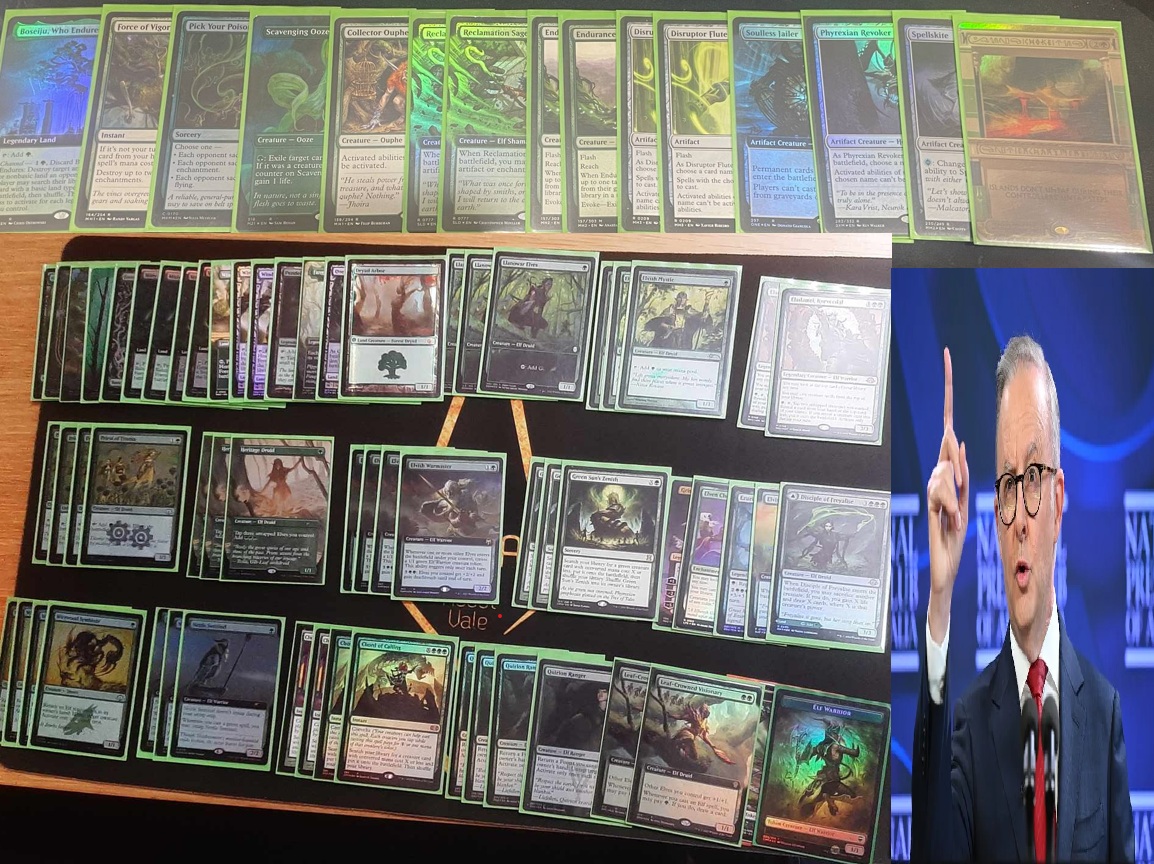 Decided to pull out ol faithful GB elves at my locals. Go albo

Match ups:
2-0 BG soul trader.
0-2 zoo 
1-2 zoolerium
2-0 burn

Overall decent showing, lost a few games as you have to keep 1 landers with this deck, and convince me leyline+draco tends to be unbeatable. <a href="/fireshoes/">Robert Taylor🔥</a>