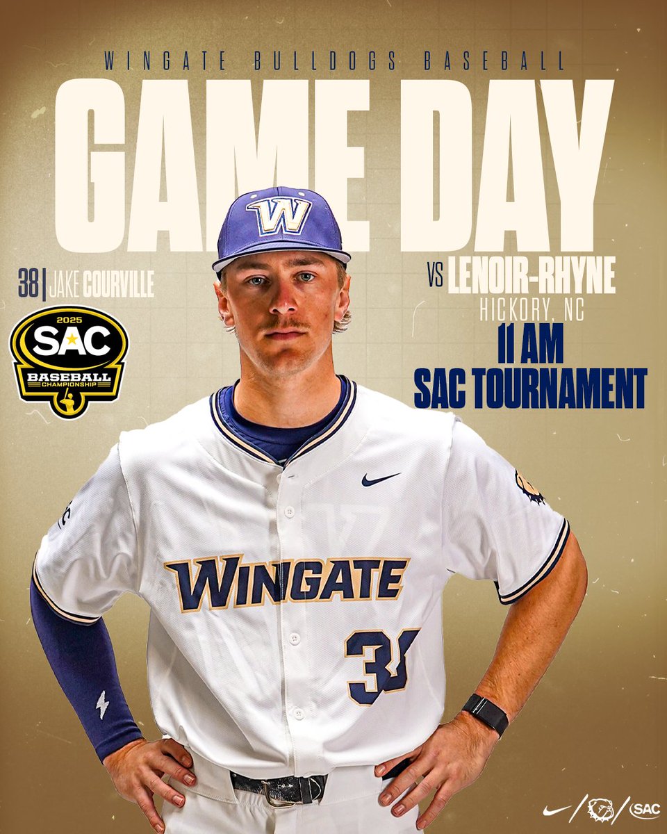 Wingate Bulldogs (@wu_bulldogs) on Twitter photo GameDay for <a href="/WingateBaseball/">Wingate Baseball</a> βΎοΈ !!
π <a href="/LRbears/">Lenoir-Rhyne Bears</a>
π Hickory, NC
β° 11 AM (SAC Tournament)
π½οΈ tinyurl.com/mwzzfyju
π tinyurl.com/47p3m6u3
π° tinyurl.com/2a4wtkym
#OneDog | #WUBSB GameDay for <a href="/WingateBaseball/">Wingate Baseball</a> βΎοΈ !!
π <a href="/LRbears/">Lenoir-Rhyne Bears</a>
π Hickory, NC
β° 11 AM (SAC Tournament)
π½οΈ tinyurl.com/mwzzfyju
π tinyurl.com/47p3m6u3
π° tinyurl.com/2a4wtkym
#OneDog | #WUBSB