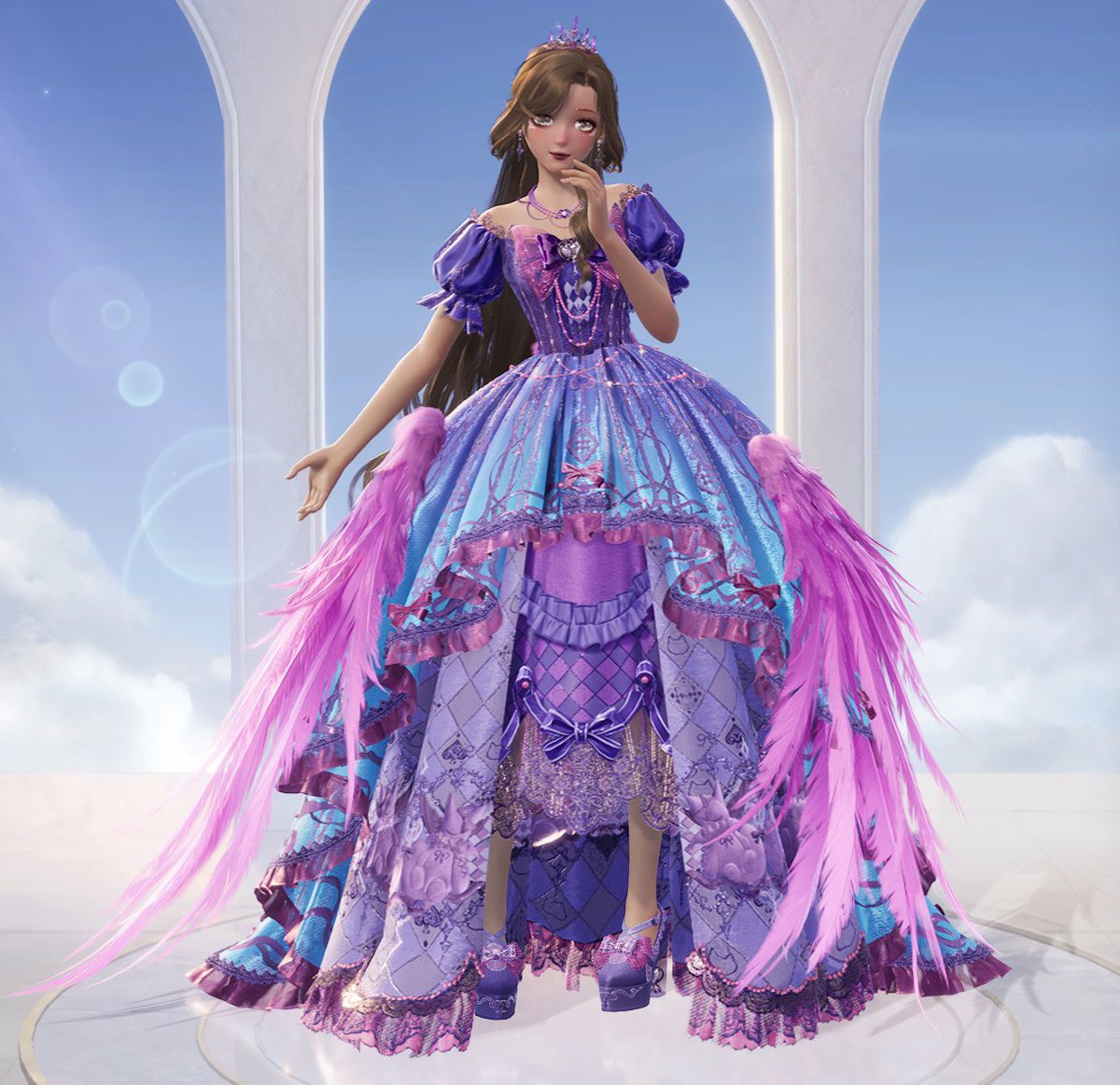 InfinityUsahana's tweet photo. Alexa from Barbie &amp; The Diamond Castle 💜

#InfinityNikki #infinitynikkitwt https://t.co/oQXLy4CuOF