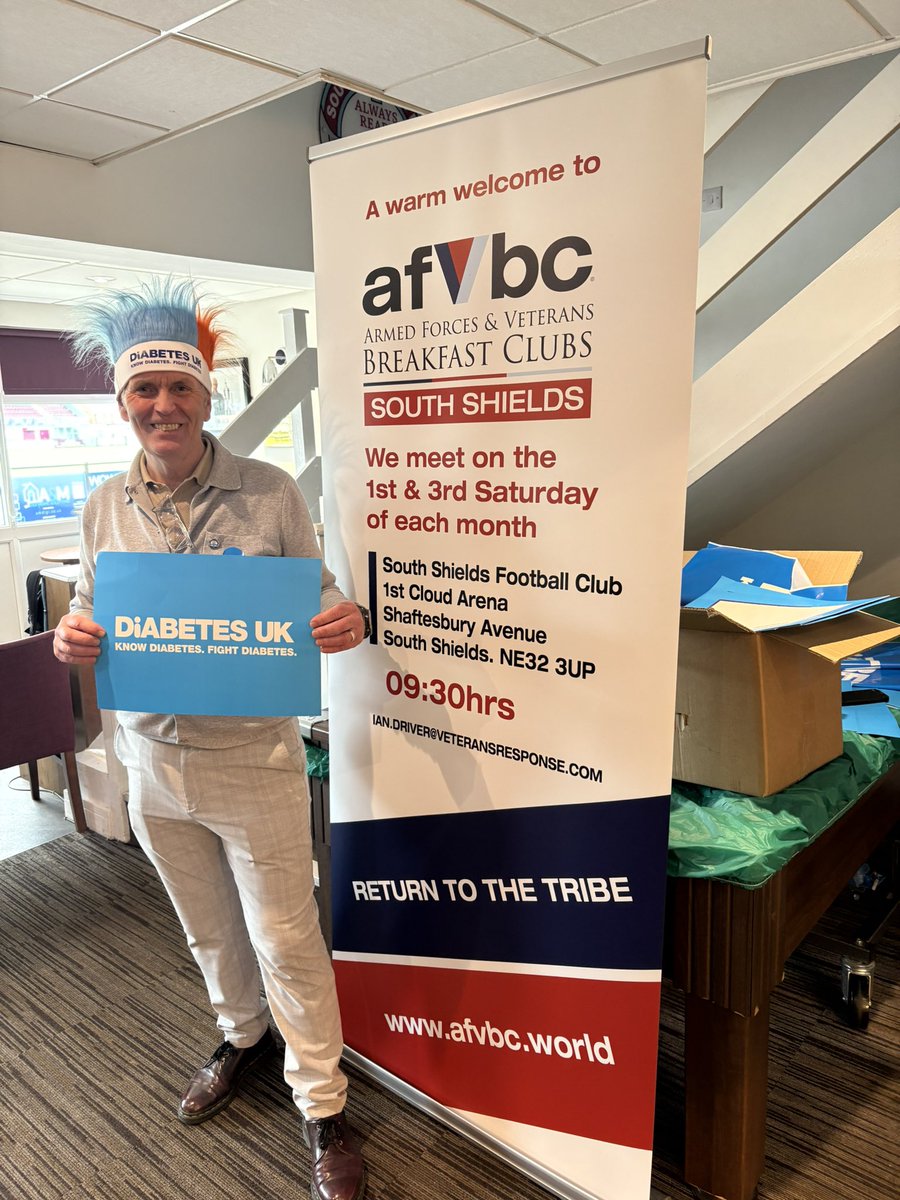 Great Breakfast today very tasty also everything out on time also helped to push a good cause s always fantastic support 
At the breakfast club this morning given it a pre launch on Let’s Kick Diabetes Tickets: shorturl.at/a1mhn
JustGiving: shorturl.at/NGObi