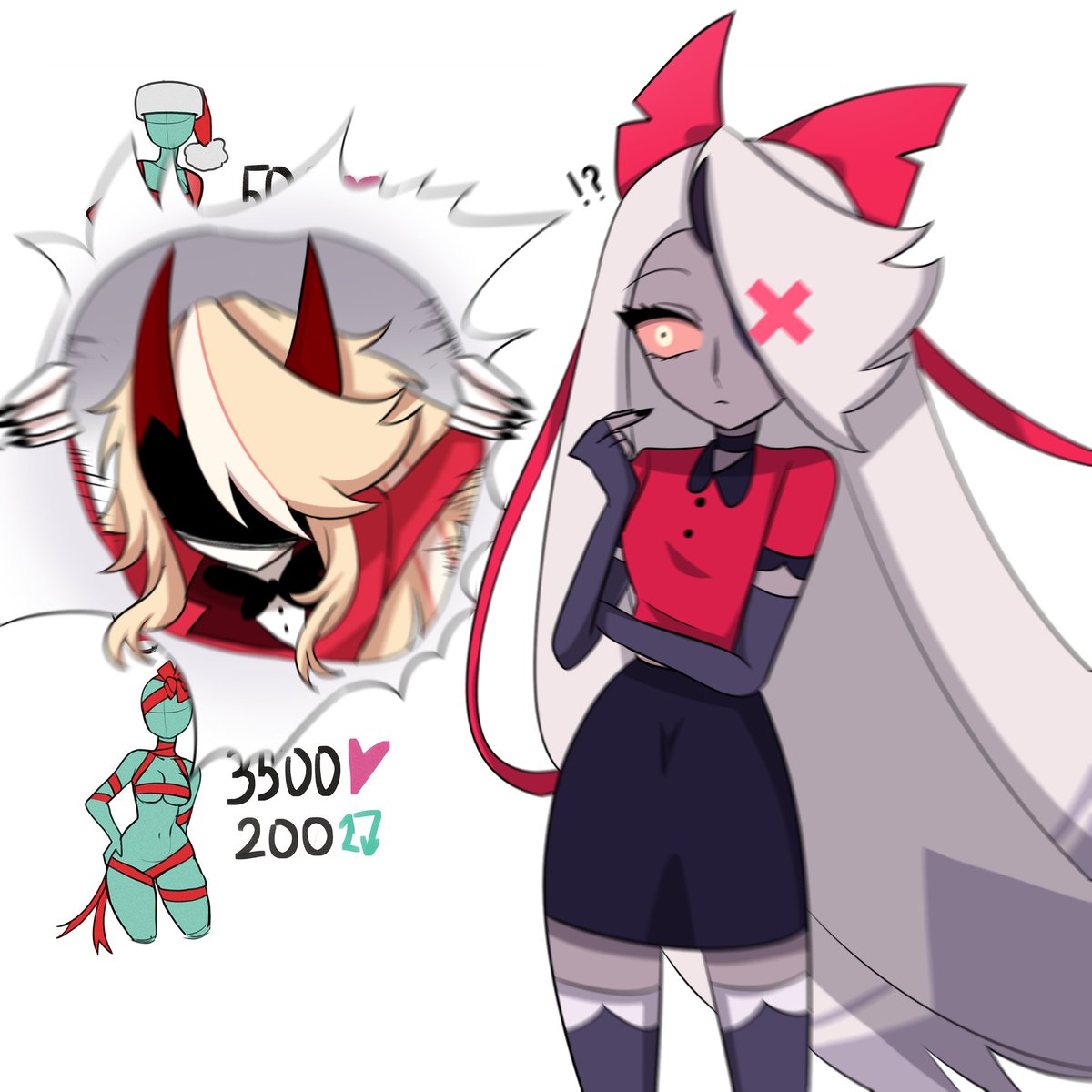 whatca4's tweet image. vaggie 🎀
#HazbinHotel   #HazbinHotelFanart