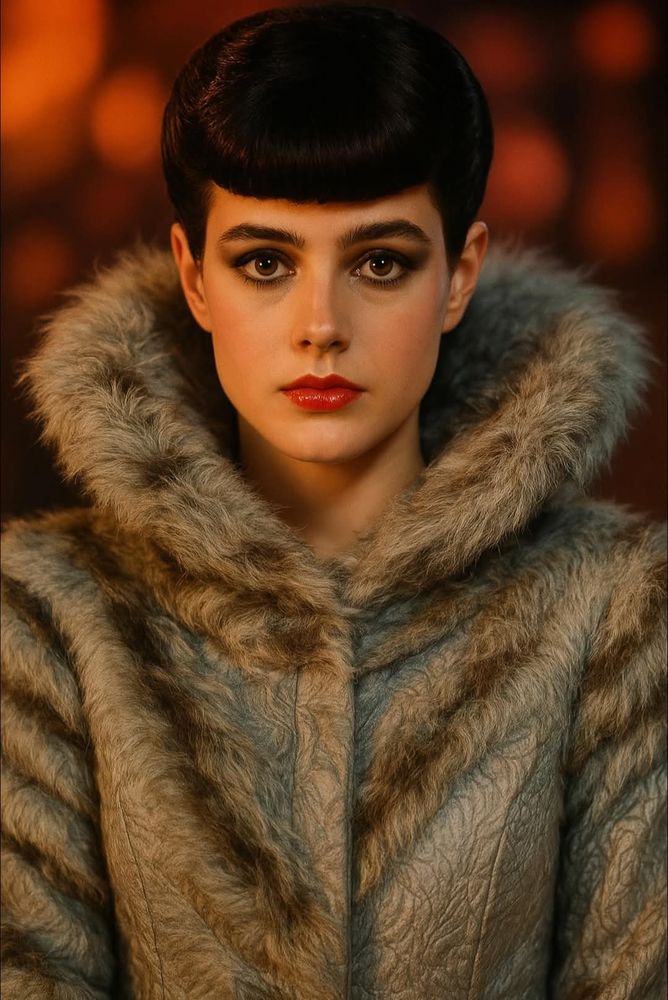 ATRightMovies's tweet photo. Hollywood Beauty: Sean Young as Rachel in BLADE RUNNER (1982). https://t.co/c0C6Cy1TEb