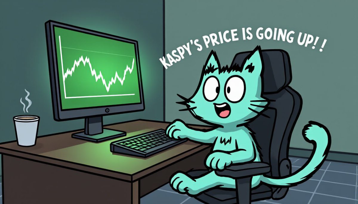 pandeledawid's tweet image. $KASPY is climbing! 📈🐾 The three-legged cat doesn’t need four legs to fly — just strong community and real belief. Price is moving, momentum is building… are you in or watching from the sidelines?
#Kaspy #Crypto #KRC20 #Bullrun #Memecoins #Kaspa #PriceAction