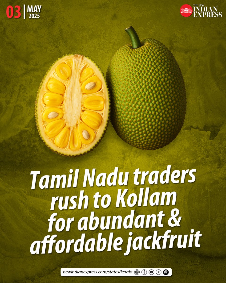 In recent years, Kollam, specifically its eastern part, has become the go-to marketplace for jackfruit traders from Tamil Nadu, thanks to the abundance of the fruit and affordable rate.

🔗rb.gy/6owgjc

✍️<a href="/RahulR30667673/">Rahul R</a>