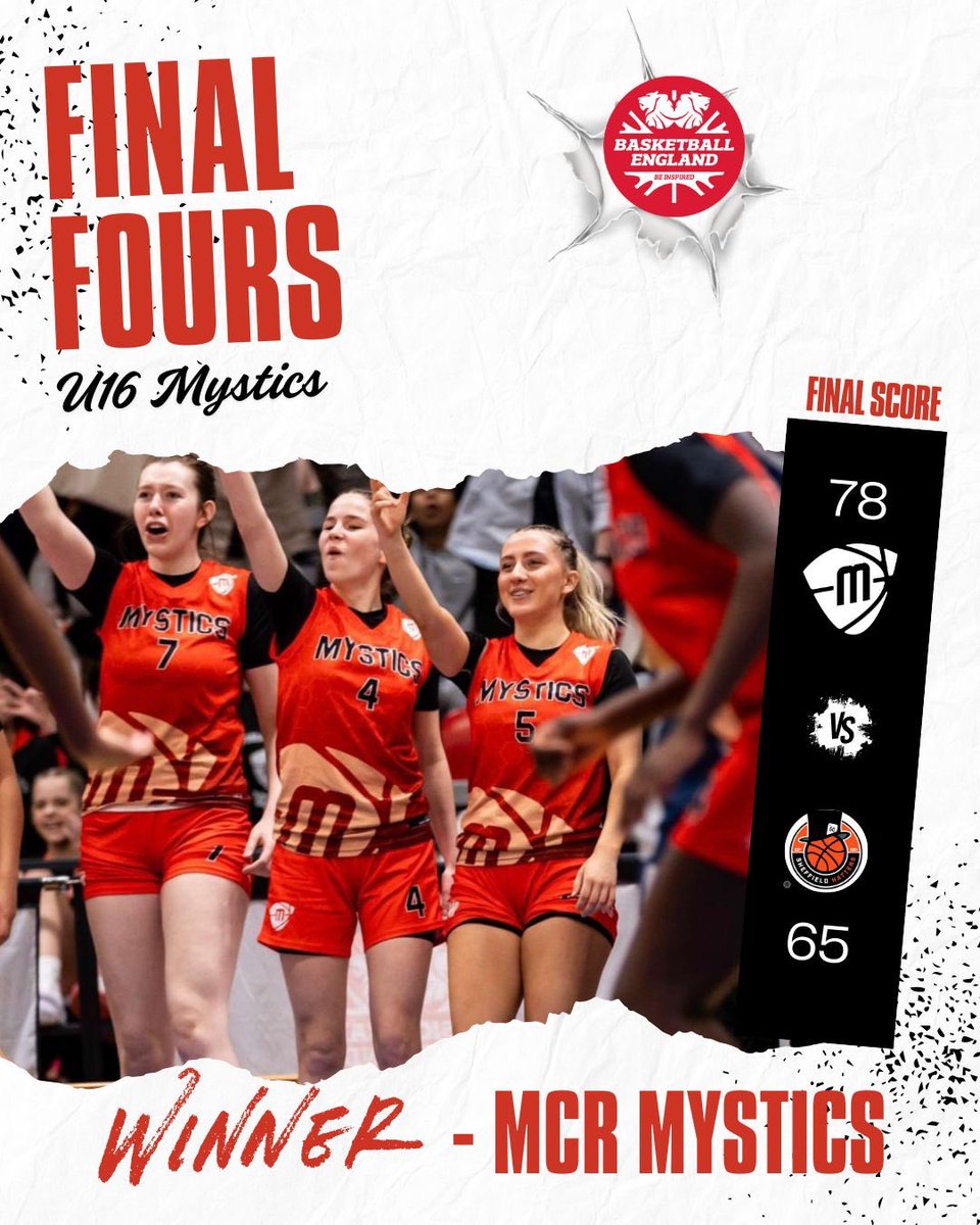 Mystics 16s are through to the final!!!