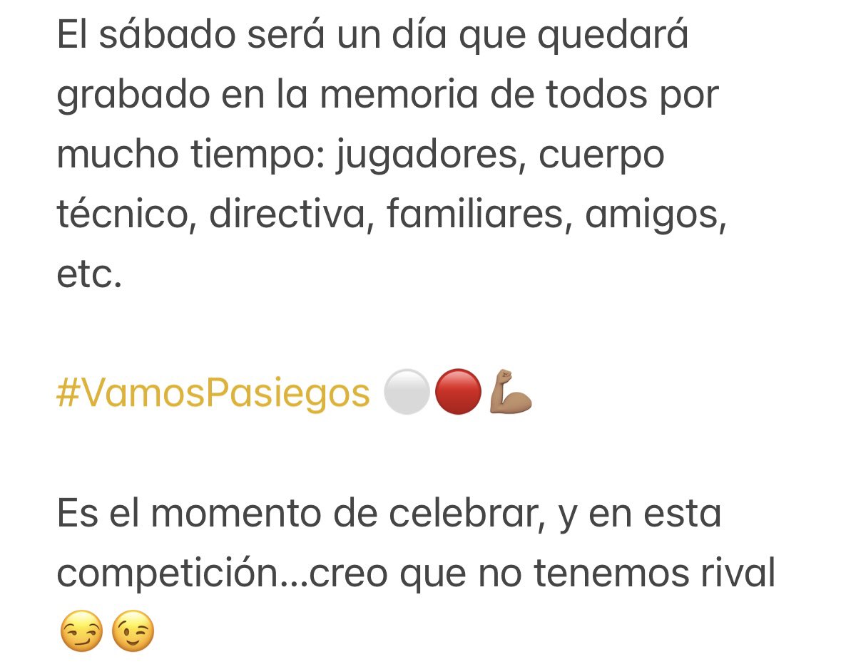 Sábado, 10 de mayo, fiesta de CAMPEONES! 🔴⚪️💪🏽