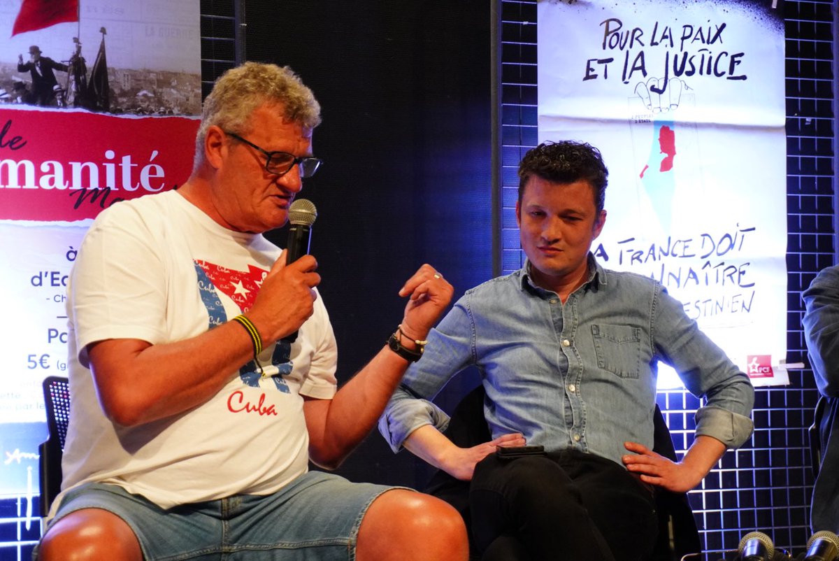 À la Fête de l’Huma Manche, nous débattons cet après-midi des conditions de la paix dans le Monde avec mon collègue Édouard Bénard, Pierre Barbancey, grand reporter à l’<a href="/humanite_fr/">L'Humanité</a> et Hervé Jubin, pdt de l’AFPS Nord-Cotentin.