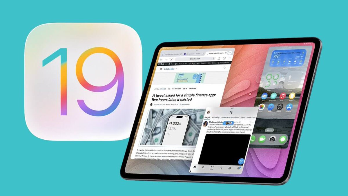 techrbc's tweet image. App windows on the iPad in iPadOS 19 and in Stage Manager mode on the iPhone with iOS 19 will work as in Windows.
#ios19 #Windows11Pro #iPhone #iPhone17 #iphone17air #iphone17promax #iphone17pro #tech #TechNews #Tech4All #TechTrends #ipadมือสอง #Samsung #Xiaomi15 #ios182