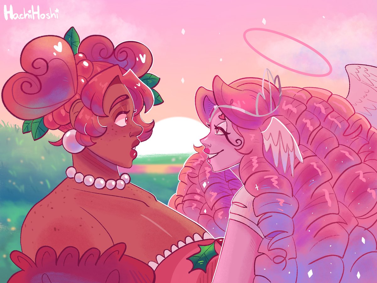 I wanted to try them too 🤧

#cookierun #cookierunkingdom #cookierunfanart #crk #eternalsugarcookie #hollyberrycookie #art #ArtistOnTwitter