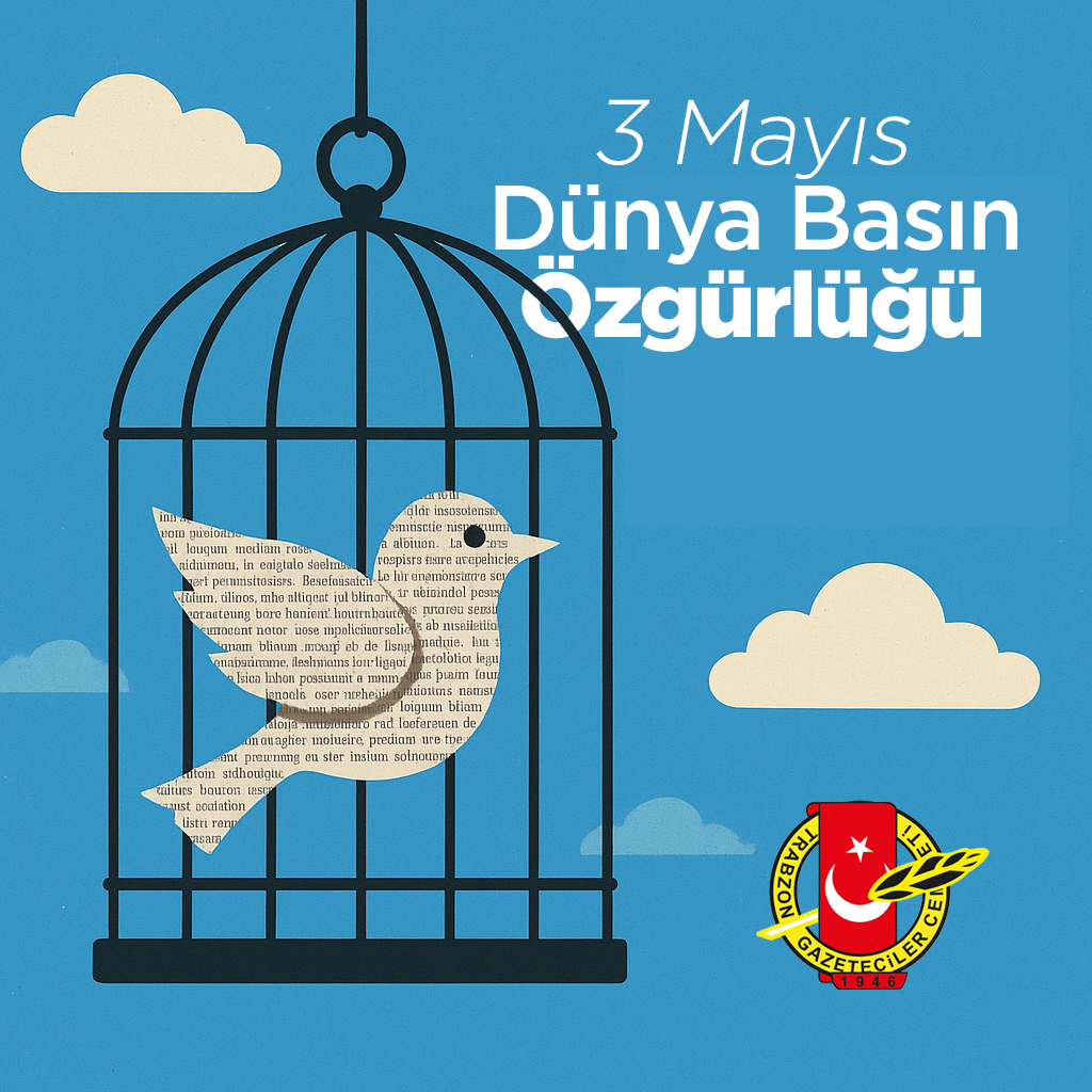🕊️ 3 Mayıs Dünya Basın Özgürlüğü Günü

Trabzon Gazeteciler Cemiyeti olarak; ifade özgürlüğünün, bağımsız medyanın ve özgür basının demokrasinin temel taşı olduğuna inanıyor, mesleğini onurla sürdüren tüm basın emekçilerini saygıyla selamlıyoruz.