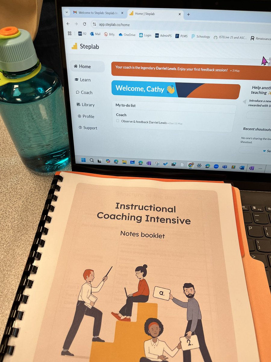 Here and ready to learn! Excited to dig in with <a href="/Steplab_co/">Steplab</a> and explore what great coaching looks like in action. #InstructionalCoaching