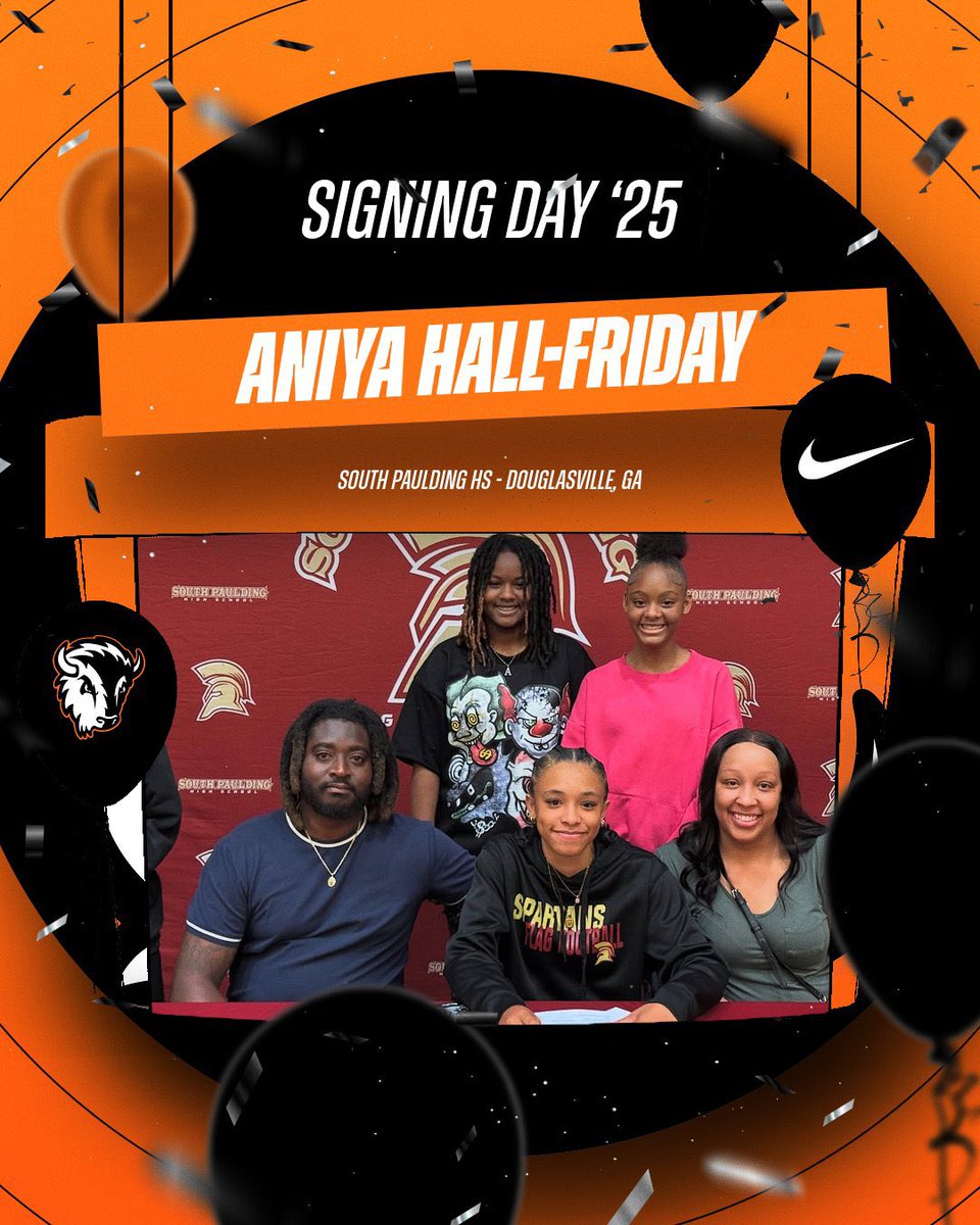 We got better today!!  Congratulations to Aniya Hall-Friday from Douglasville, GA - South Paulding HS on her fantastic signing day!  Thanks to the South Paulding administration and community for making this day so special!  #wewill