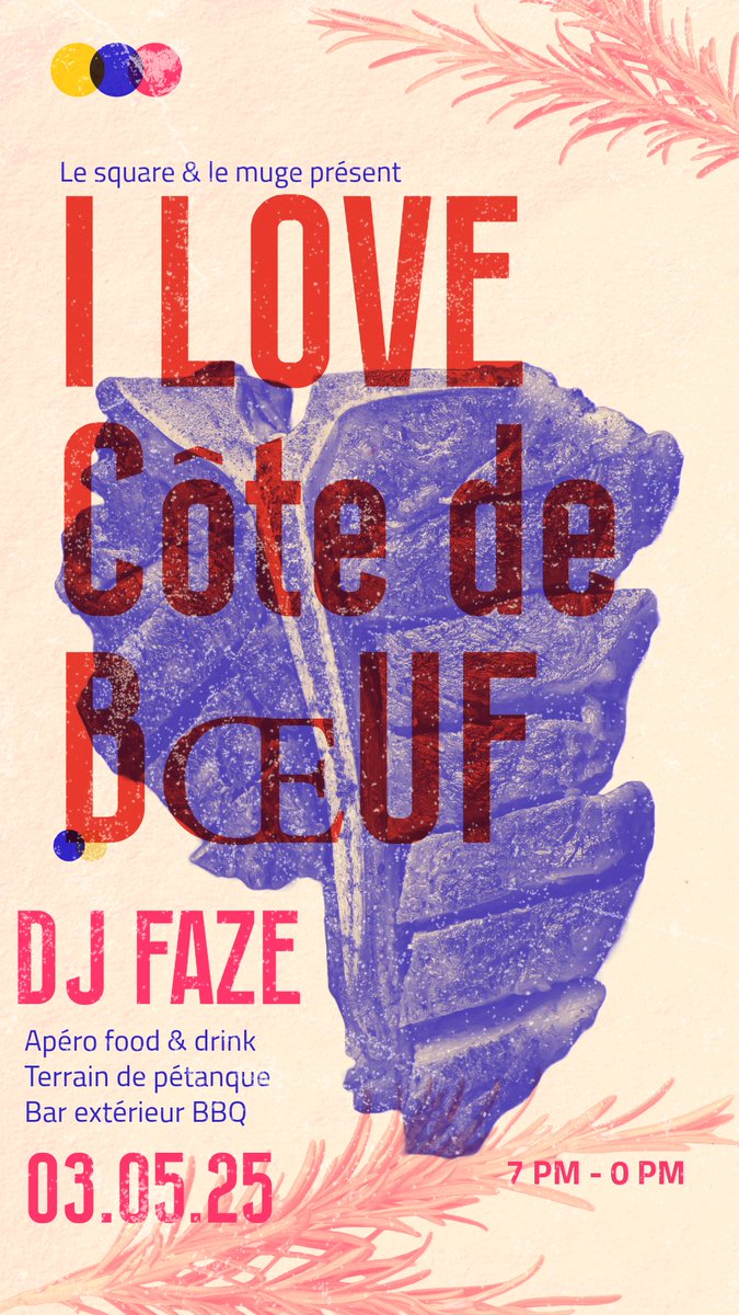 Ce soir!!! Apéro côtes de bœuf et Dj Faze 🥩🥩🥩🥩🥩