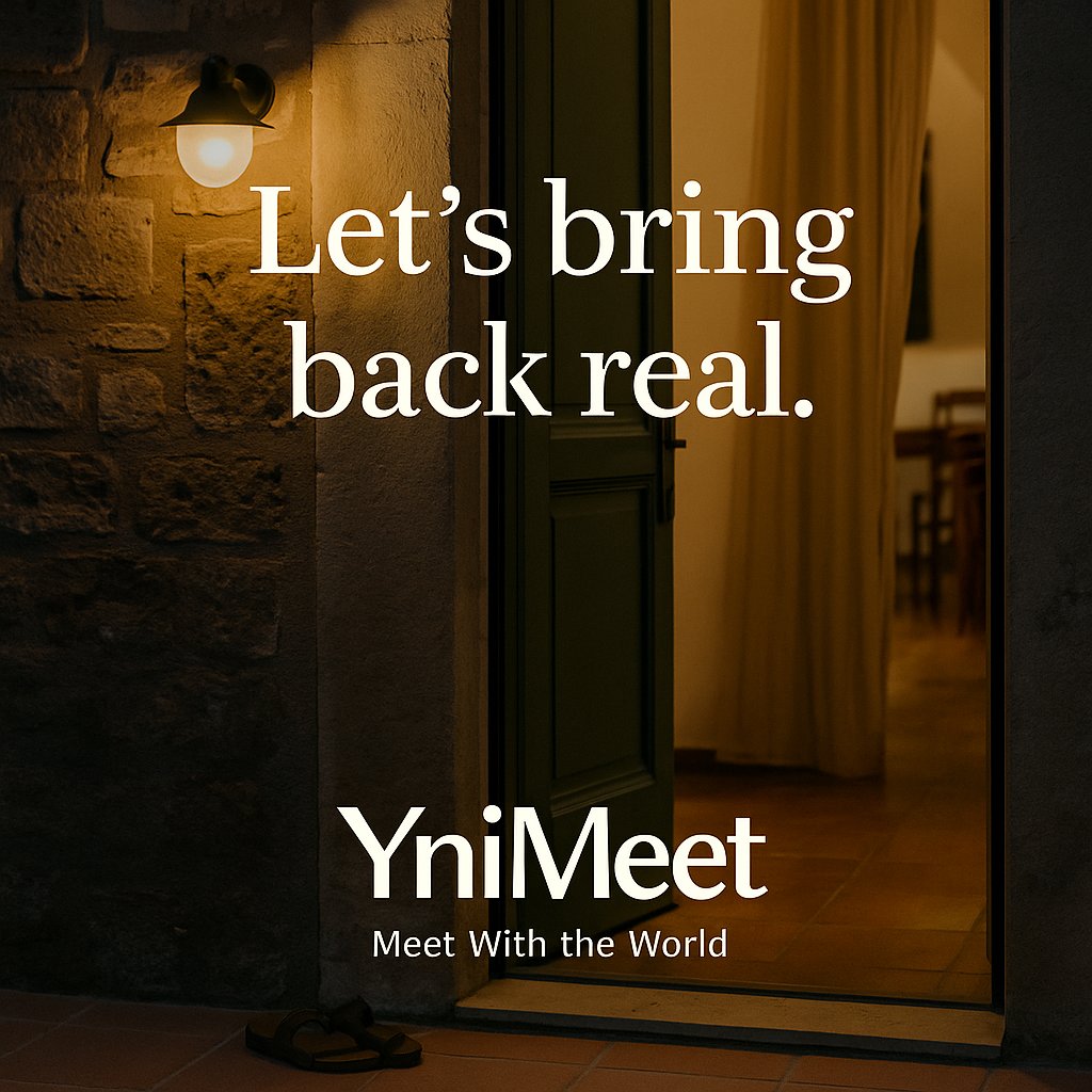 LetsYniMeet's tweet photo. Remember when meeting people didn’t need apps?
Just a knock on the door, or an invite for tea?
We’re trying to bring that back—one plate at a time. #YniMeet #MeetWithTheWorld https://t.co/uLe2pFN9Mv