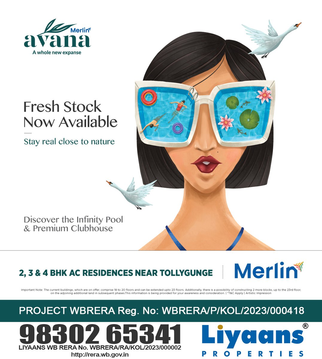 liyaansproperty's tweet photo. Experience a new level of comfort and luxury at Merlin Avana, Tollygunge. Choose from 2, 3 &amp; 4 BHK spacious apartments with 3-side open views and premium amenities. For more details Call 9830265341 or visit: https://t.co/qjMLCB1e11
#MerlinAvana #TollygungeLiving #LuxuryApartments https://t.co/07WH3jwXwd