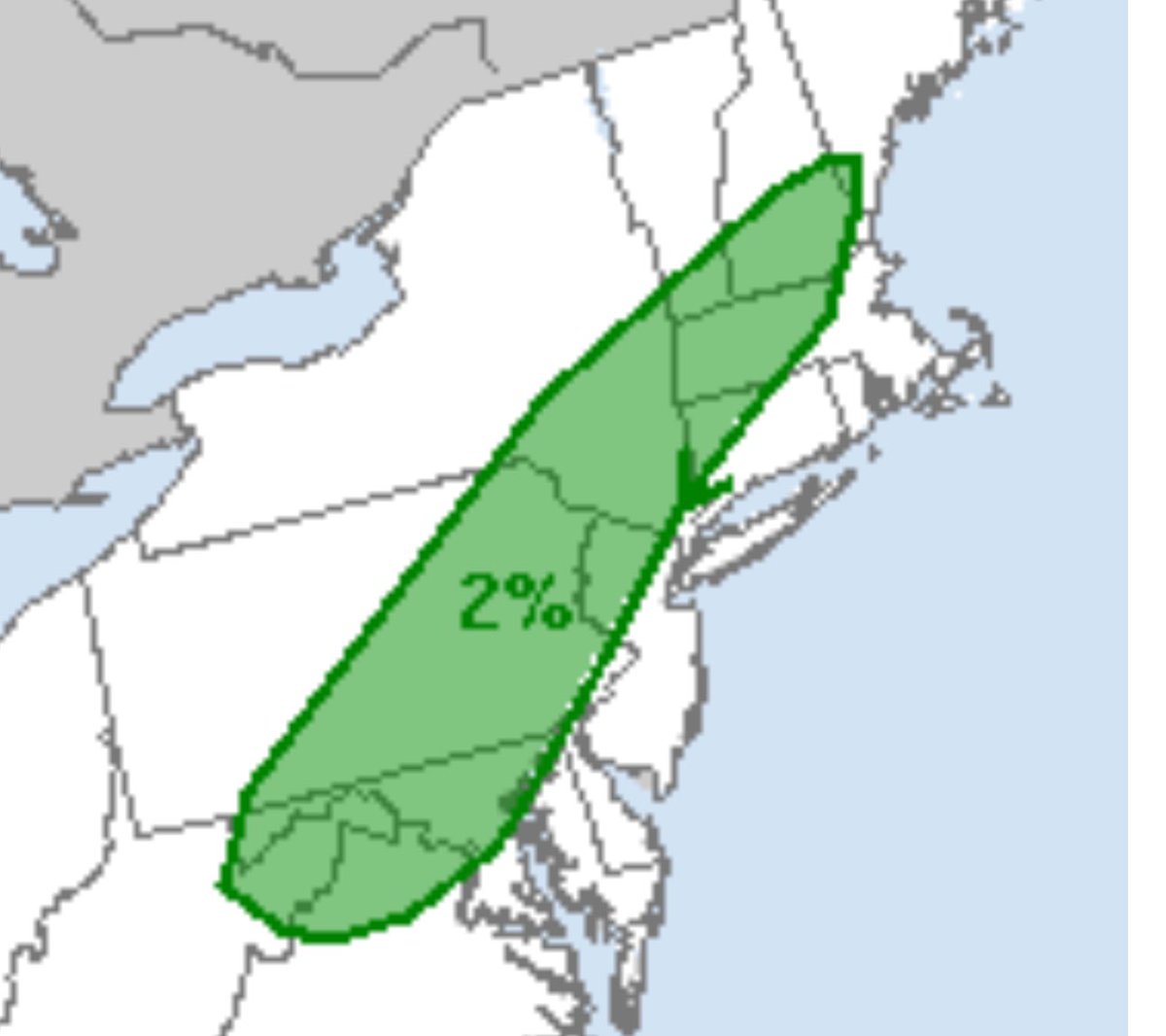 mikestanislaw's tweet photo. Today’s SPC outlook. Potential for isolated tornado. Key will be if we get discrete supercells to fire up out ahead this afternoon. https://t.co/ls7JdgD2nJ