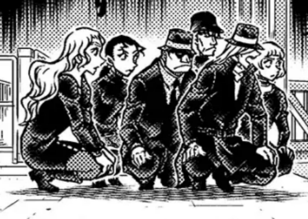Megu_Blu's tweet photo. The black organization: https://t.co/ew7yjGdevM
