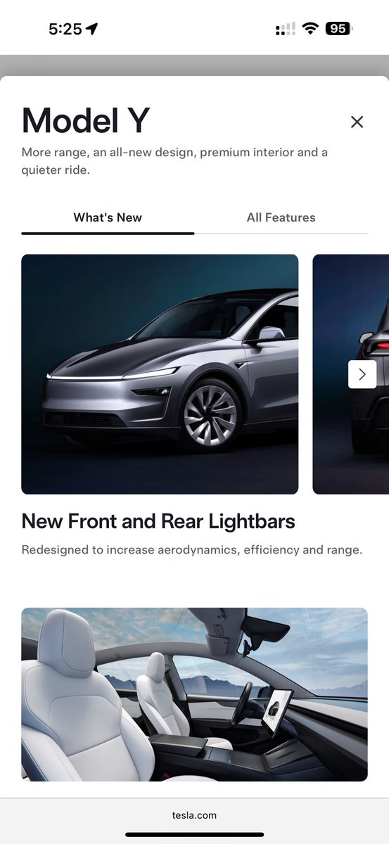 Hadn’t checked the Tesla.com site for a couple of weeks. Love the new layout. Will pull the trigger on a new Y later this year. Hopefully.