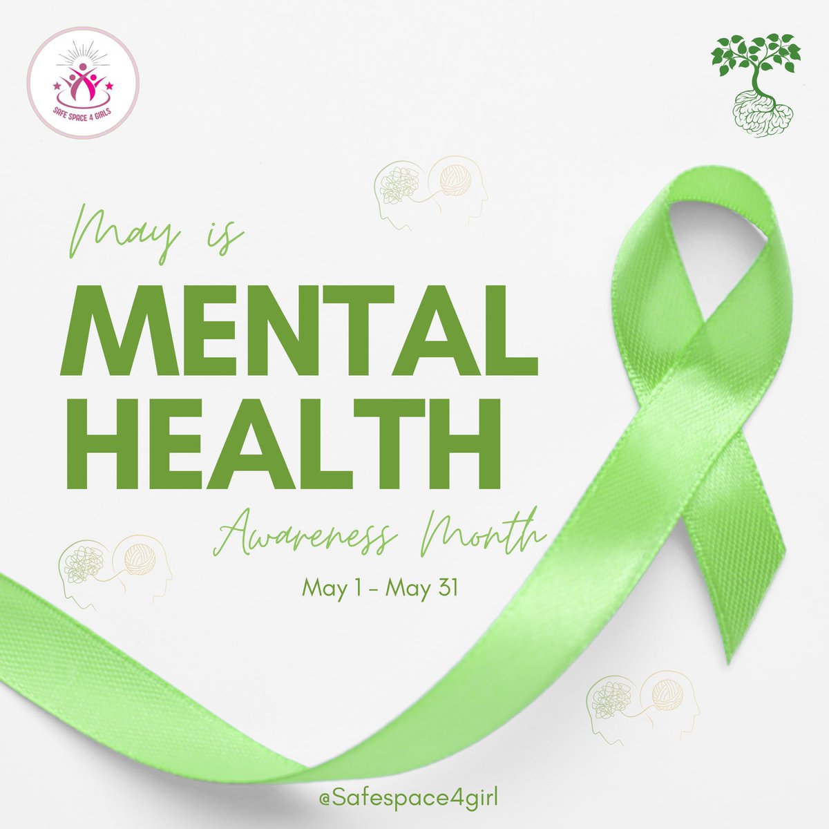 Mental health is just as important as physical health.
This month and beyond, let’s prioritize our mental well-being and be kind to our minds.

Monthly Mental Health Checklist:
💚 Practice self-care
💚 Do what you love
💚 Connect with others
💚 Seek support when needed

#MH2025