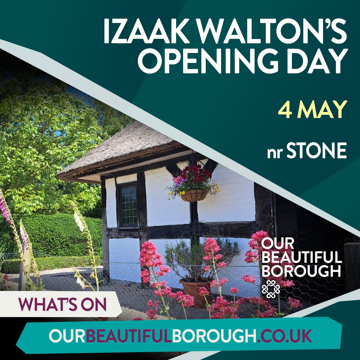 Our Beautiful Borough (@obb_stafford) on Twitter photo Izaak Waltonâs Cottage re-opens for the summer season on Sunday 4 May 1pm-4pm. Steeped in history, find out more about #IzaakWalton, the man behind âThe Compleat Anglerâ. More details here: tinyurl.com/2t93kapz #DaysOut #OurBeautifulBorough #Stafford <a href="/HistoricStaffs/">Historic Stafford</a> Izaak Waltonâs Cottage re-opens for the summer season on Sunday 4 May 1pm-4pm. Steeped in history, find out more about #IzaakWalton, the man behind âThe Compleat Anglerâ. More details here: tinyurl.com/2t93kapz #DaysOut #OurBeautifulBorough #Stafford <a href="/HistoricStaffs/">Historic Stafford</a>