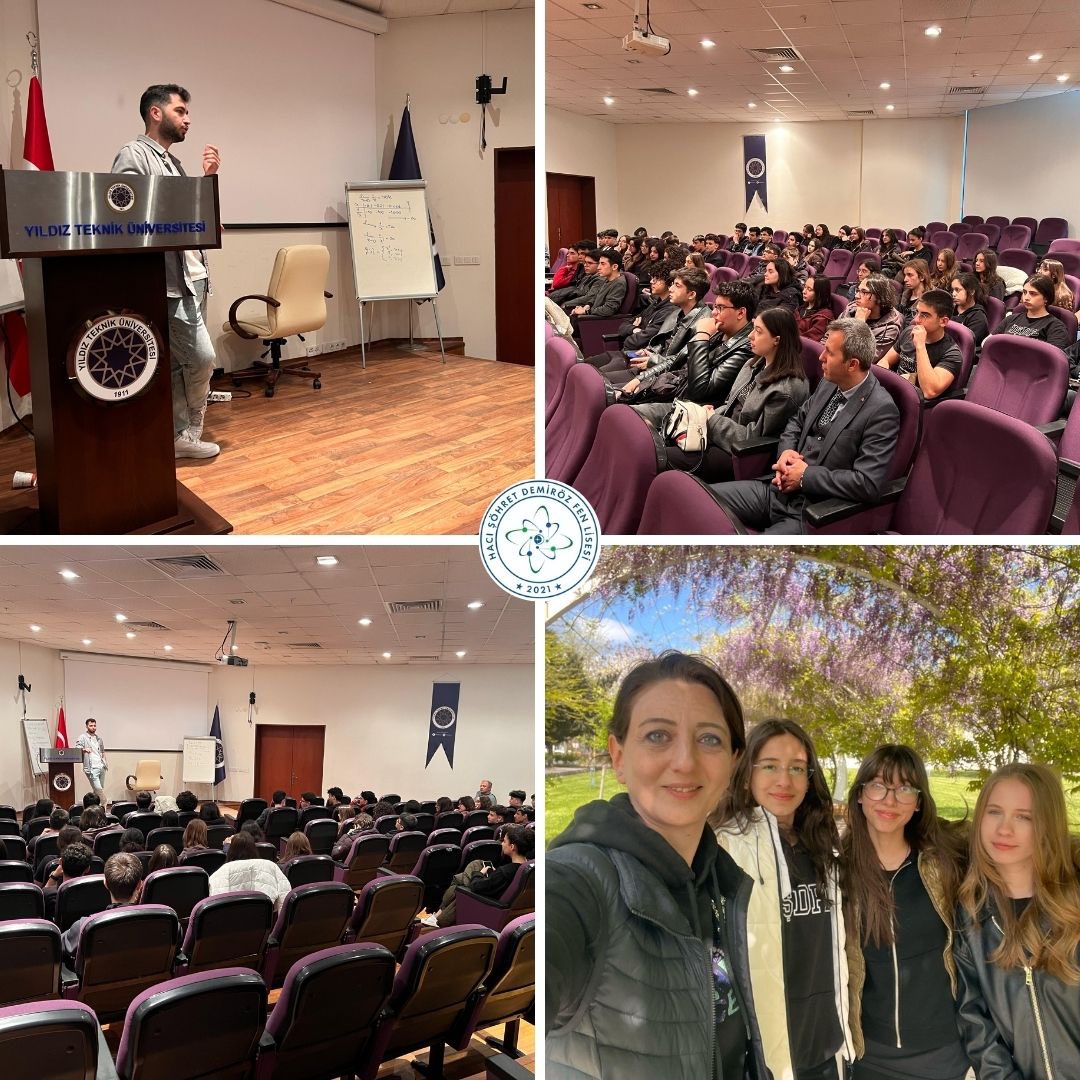 hsdemirozfl's tweet photo. 11.sınıf öğrencilerimizin Meslekleri keşfetme ve Hedef belirleme yolculuklarına rehberlik etmek amacıyla Yıldız Teknik Üniversitesi’ni ziyaret ettik. https://t.co/9rQBEuE0aQ