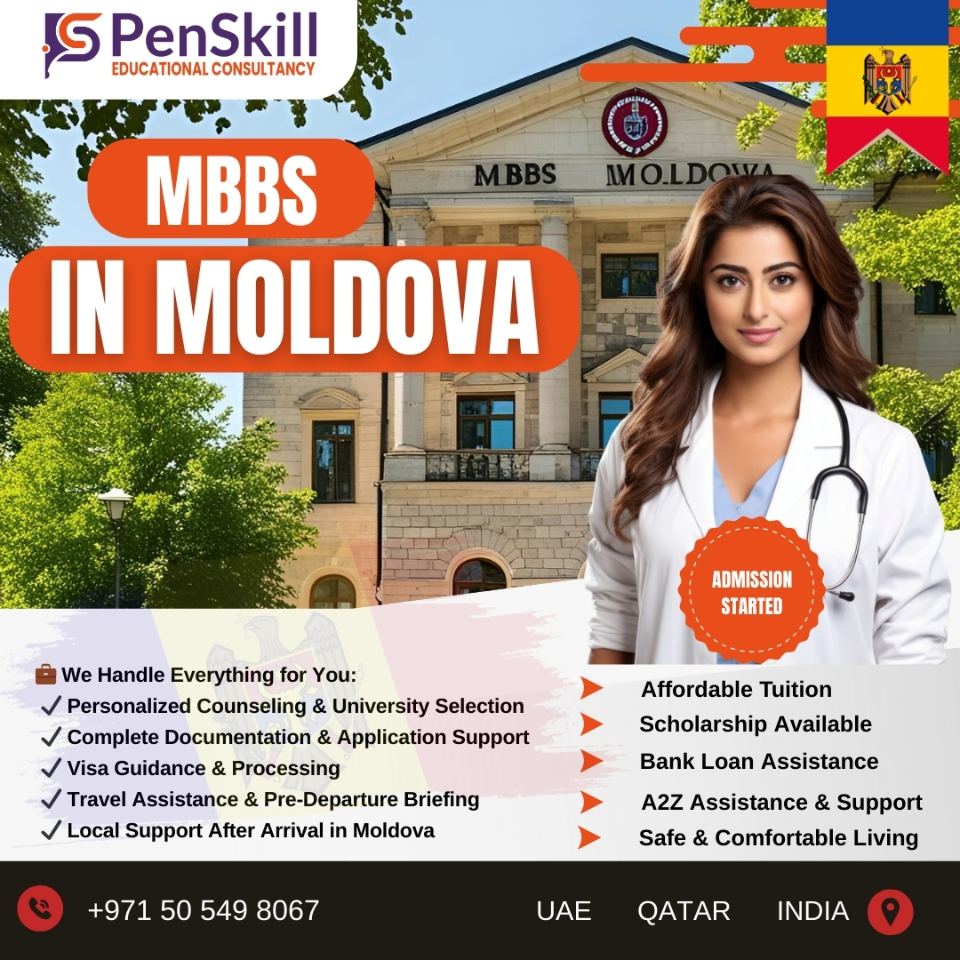 PenskillME's tweet photo. 📢 Study MBBS in Moldova with PenSkill Educational Consultancy

📞 Contact Us: +971 50 549 8067

#MBBSinMoldova #StudyInMoldova #StudyMBBSAbroad #MedicalDegreeEurope #ادرس_الطب
#الطب_في_مولدوفا
#فرصة_دراسية
#منحة_دراسية
#استشارة_تعليمية https://t.co/wYvXjbRZWd