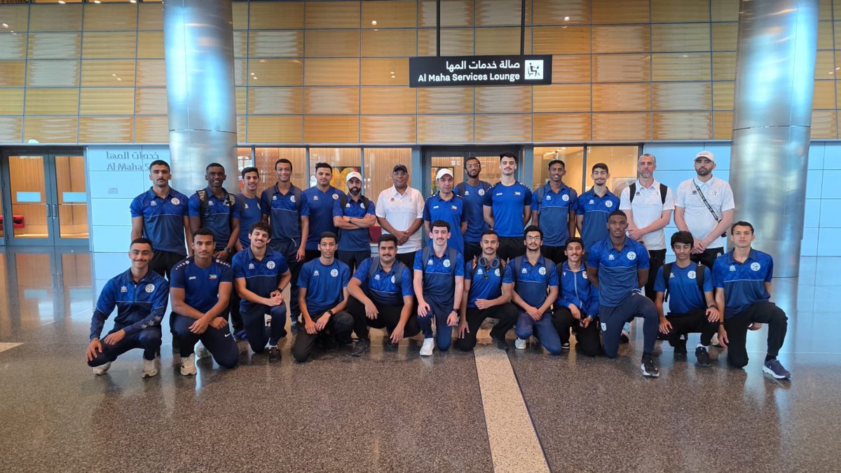 qatarathletics's tweet photo. 📸 : وصول بعثة منتخب #الكويت إلى الدوحة بسلامة الله ، استعدادً للمشاركة في منافسات البطولة الخليجية الـ18 للشباب لألعاب القوى .. والتي تقام خلال الفترة من 4-6 مايو 2025 ، بمضمار وميدان استاد سحيم بن حمد بنادي قطر الرياضي 🇶🇦

#الاتحاد_القطري_لألعاب_القوى | #QAF