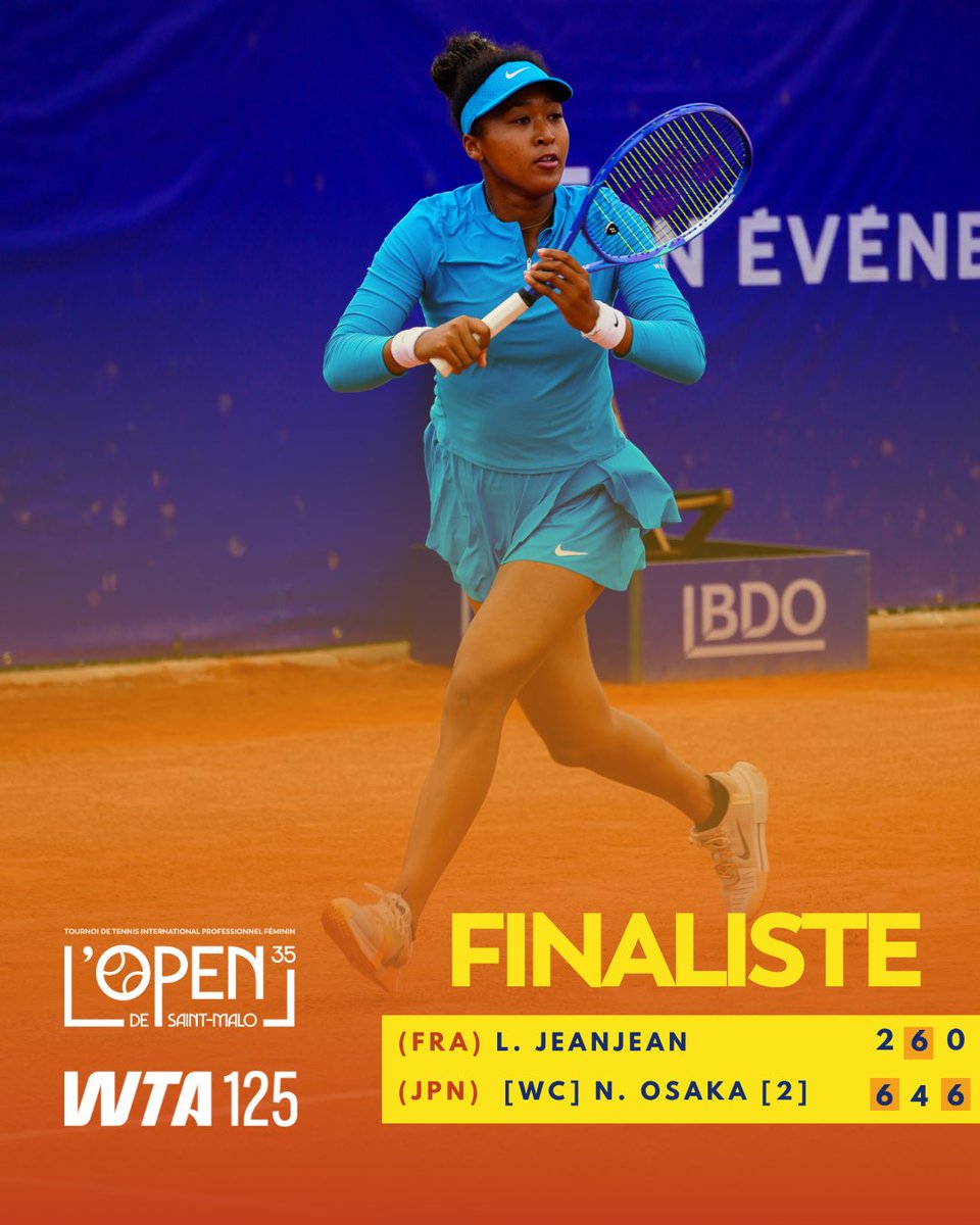 Fin du match court central ! 
Félicitations à Naomi OSAKA qui gagne son match 2-6/6-4/0-6 ! 🔥🤩
Rendez-vous en finale !!