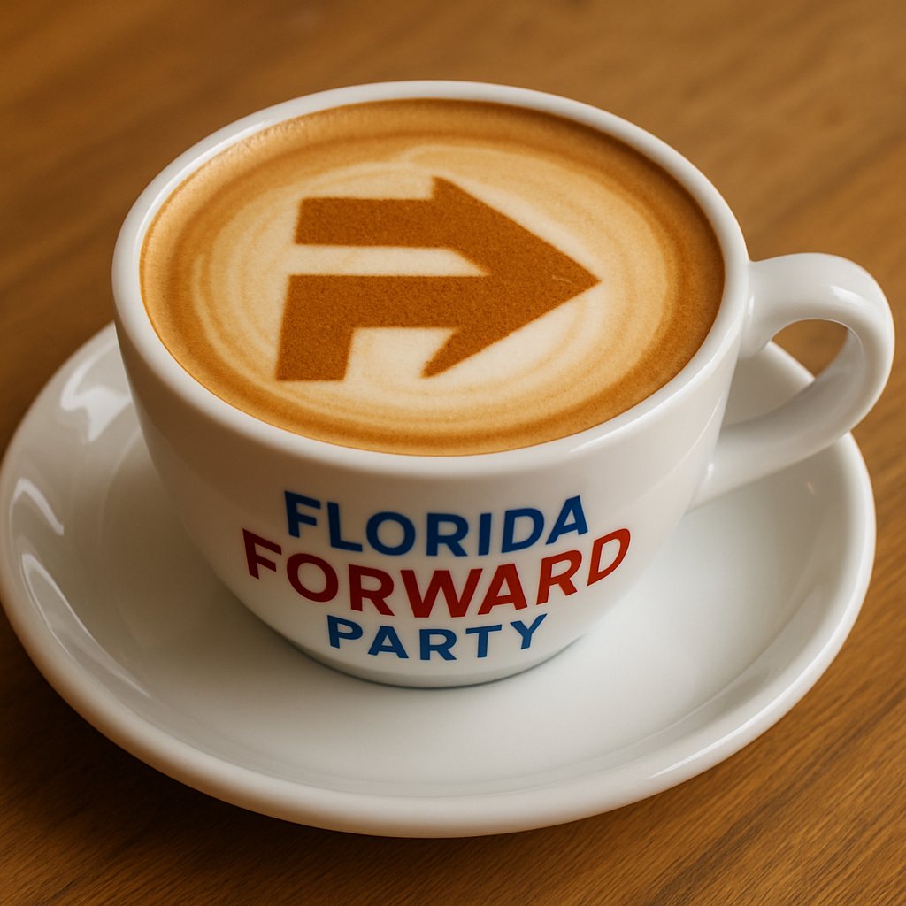FWD_Florida's tweet image. Your latte can wait. Florida’s future can’t. Donate your coffee now: floridaforwardparty.com/donate
#DonateYourCoffee #FloridaForward #ForwardTogether #SmallDonationsBigChange